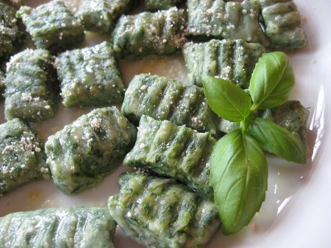 Gnocchi verde czyli gnocchi ze szpinaku i ricotty