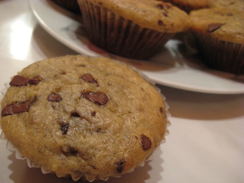 Muffinki bananowo-czekoladowe