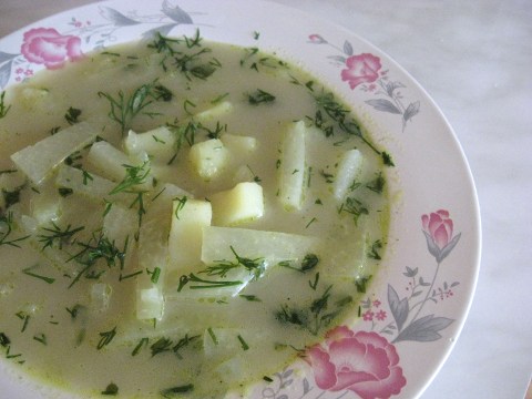 Zupa z kalarepy (Oberiba)