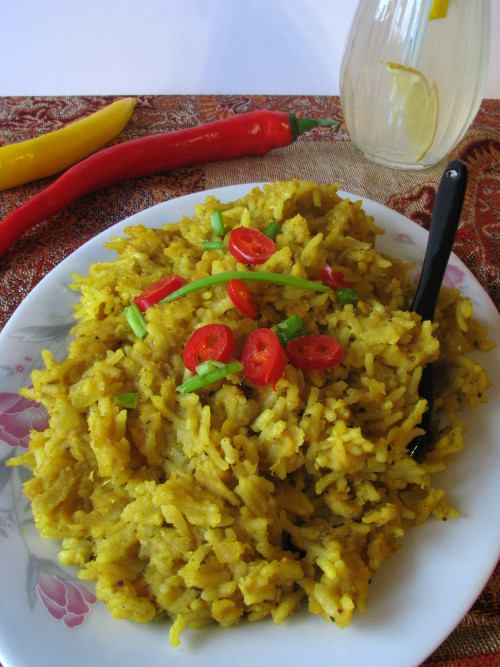 Ryż z soczewicą po indyjsku