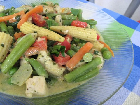 Tajskie zielone curry